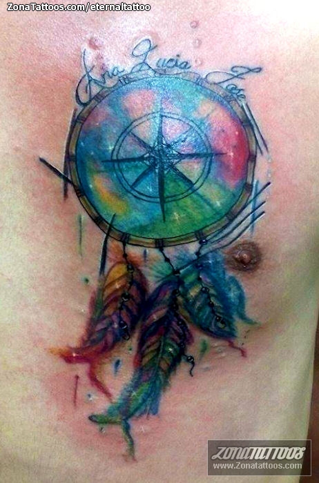 Compass Temporary Tattoo  EasyTatt