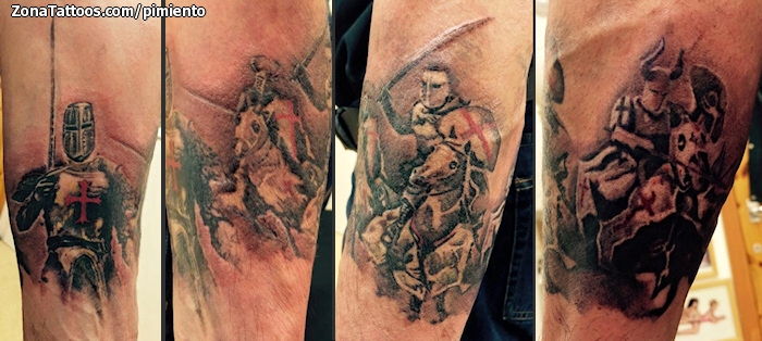 Top 68 tattoos of knights  thtantai2