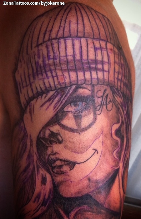 Tattoo of Chicanos, Chola, Faces