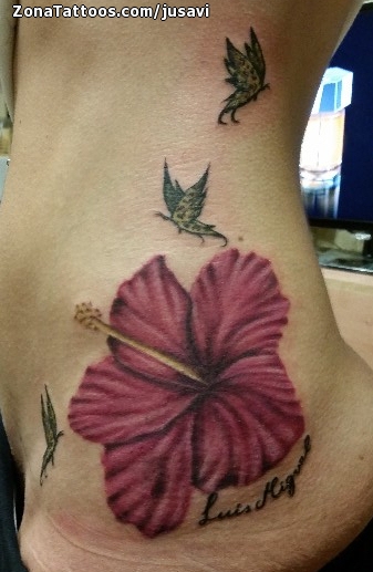 Floral  Flower Tattoos by Bob Hey  Commitment Tattoo Shop St Pete FL