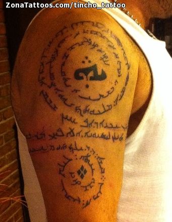 Tatuaje de Arameo, Espirales, Religiosos