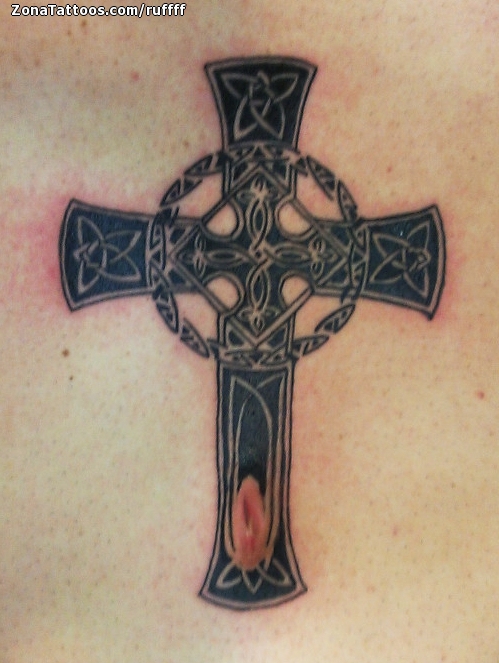 scottish cross tattoos for men