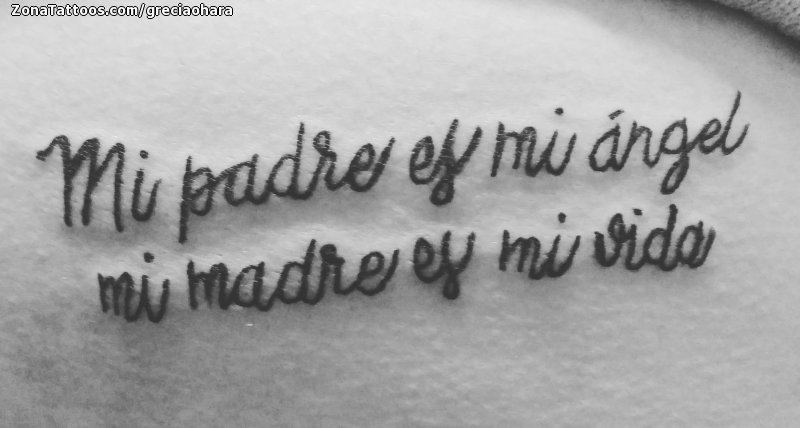 Tattoo of Messages, Letters