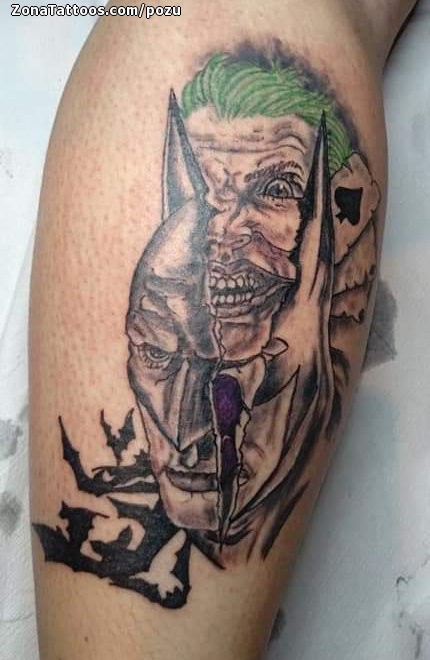 Tatuaje de Batman, Joker, Cómics