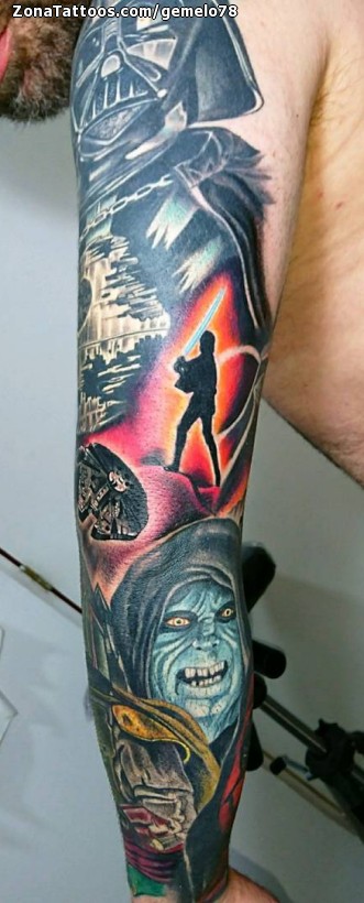Tattoo of Star Wars, Arm, Movies