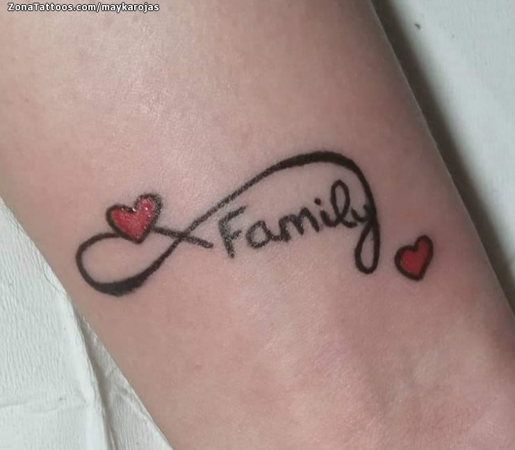 family heart tattoo by Jime Litwalk TattooNOW