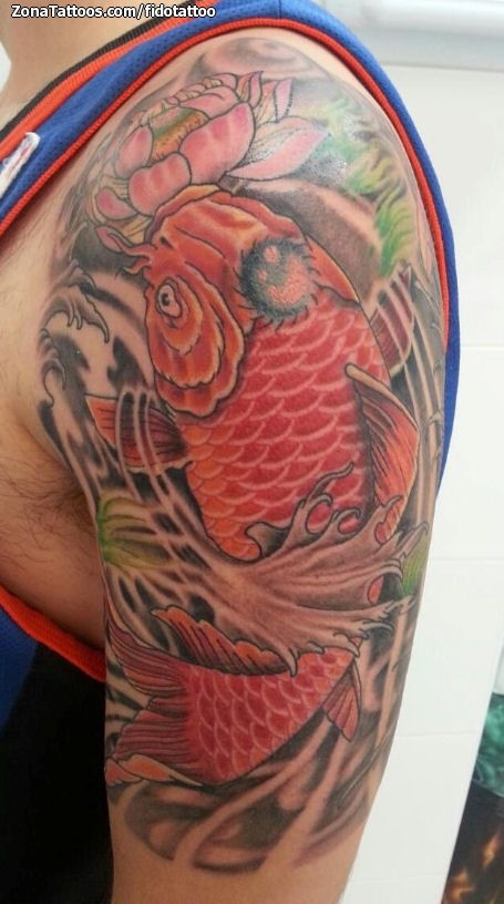 koi fish tattoo shoulderTikTok Search
