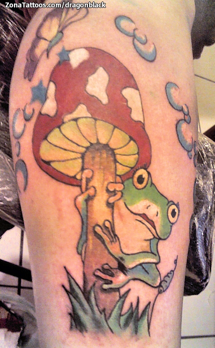 frog mushroom tattoo ideasTikTok Search