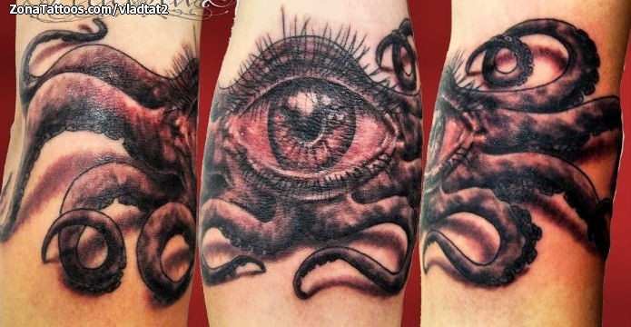 octopus eye tattoo