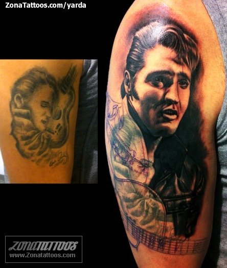 The King In Ink 20 Elvis Presley Tattoos  Tattoodo