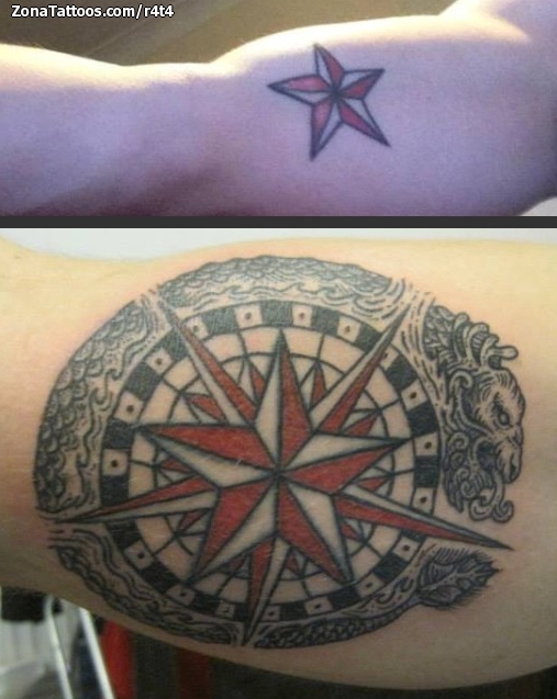Compass and not all who wander are lost cover up Renaissance Studios in  Endicott  rtattoo