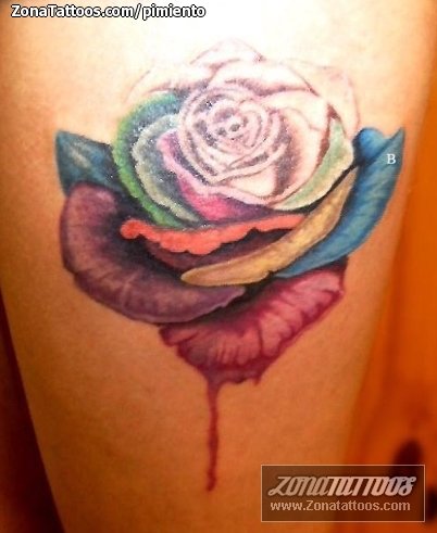Temporary Tattoos Rose Tattoo flüchtig Rose Red Avastore  Amazonde Beauty