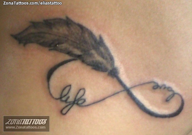 Tatuaje de Infinitos, Plumas