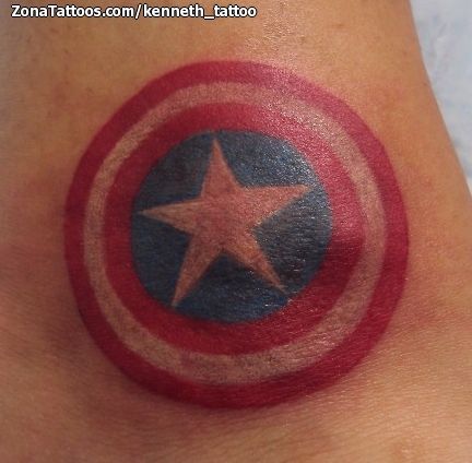 105 Captain America Tattoo Designs and Ideas for Marvel Superhero Fans   Tattoo Me Now