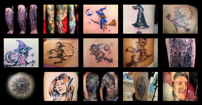 Tatuajes y diseños de brujas