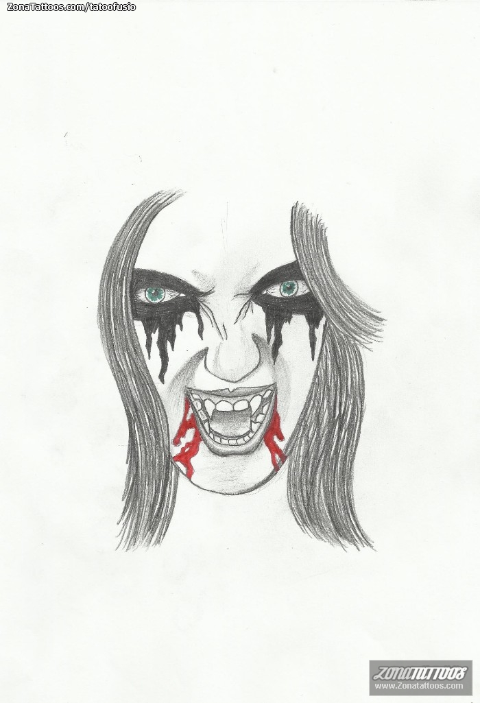 Tattoo flash photo Vampires