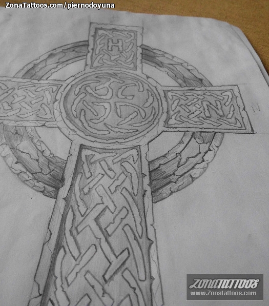 Tattoo flash photo Crosses, Celtic