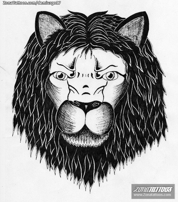 Foto de diseño Leones, Animales