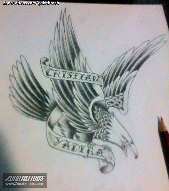 Tattoo flash photo Eagles, Birds, Animals