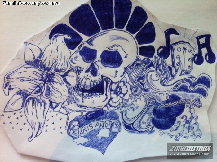 Foto de diseño Punk, Calaveras