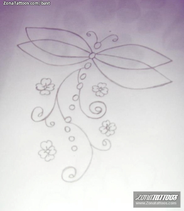 Tattoo flash photo Insects, Dragonflies