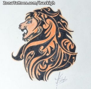 Foto de diseño Animales, Tribales, Leones