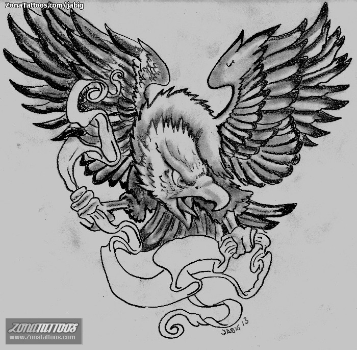 Tattoo flash photo Eagles, Birds, Animals