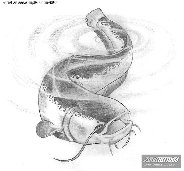 Tattoo flash photo Fish, Animals