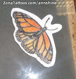 Tattoo flash photo Butterflies, Insects