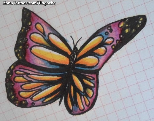 Tattoo flash photo Butterflies, Insects, Animals