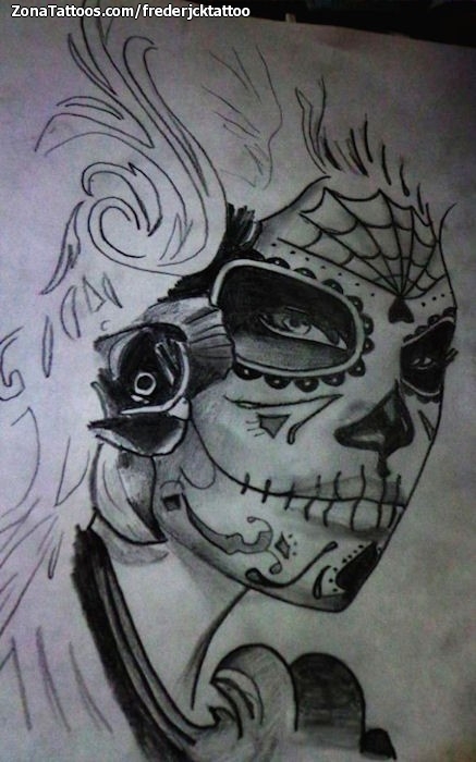 Foto de diseño Sugar Skull, Catrinas