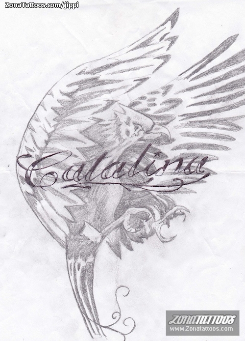 Tattoo flash photo Phoenix, Fantasy