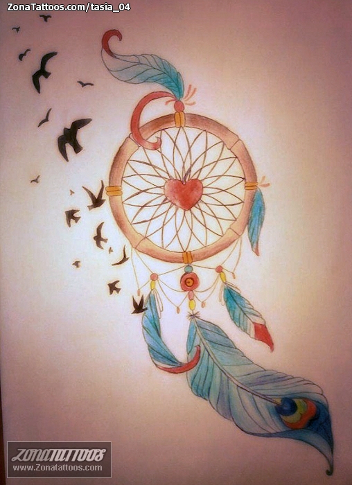 Tattoo flash photo Dreamcatcher