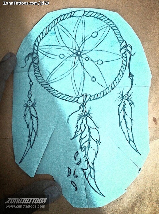 Tattoo flash photo Dreamcatcher