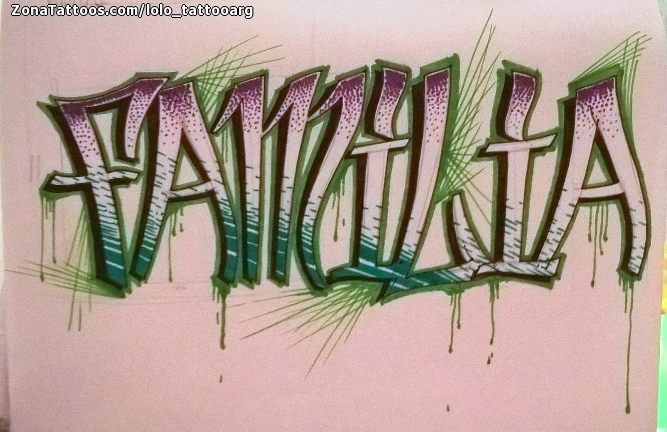 tattoo font graffiti