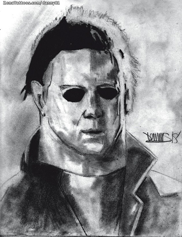 Tattoo flash photo Horror, Movies, Michael Myers