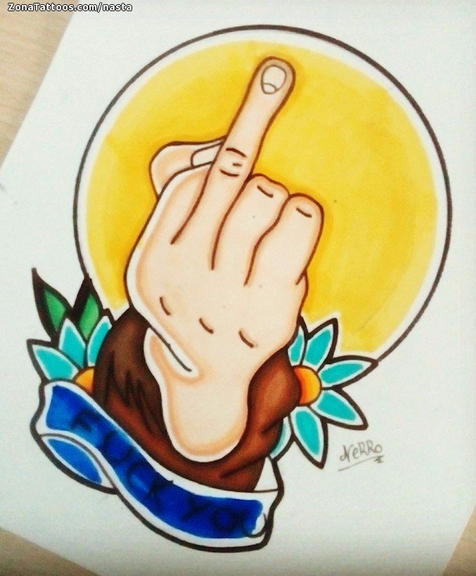 Tattoo flash photo Hands