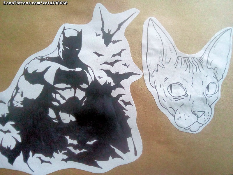 Tattoo flash photo Batman, Superheroes, Movies