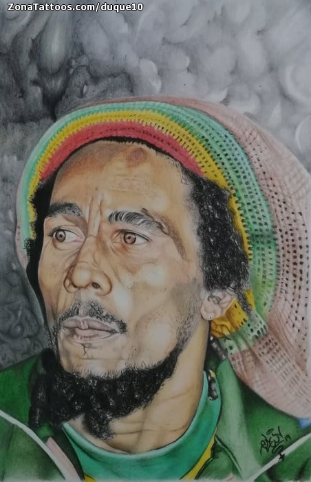 Foto de diseño Bob Marley, Personas, Rostros