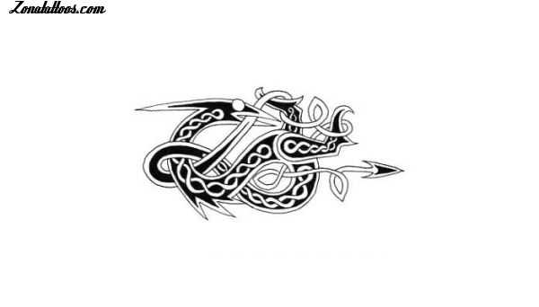 Tattoo flash photo Celtic