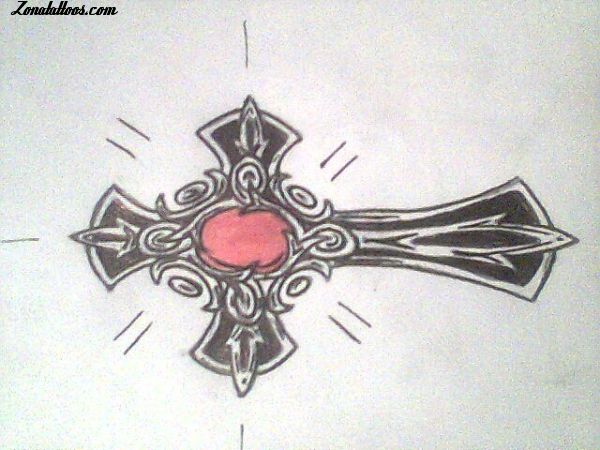 Tattoo flash photo Crosses, Religious