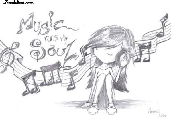 Tattoo flash photo Music, Musical notes