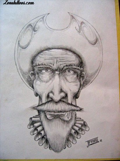 Tattoo flash photo Don Quixote, Literature