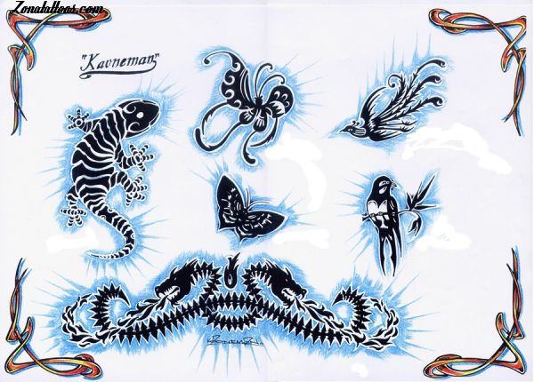 Tattoo flash photo Animals