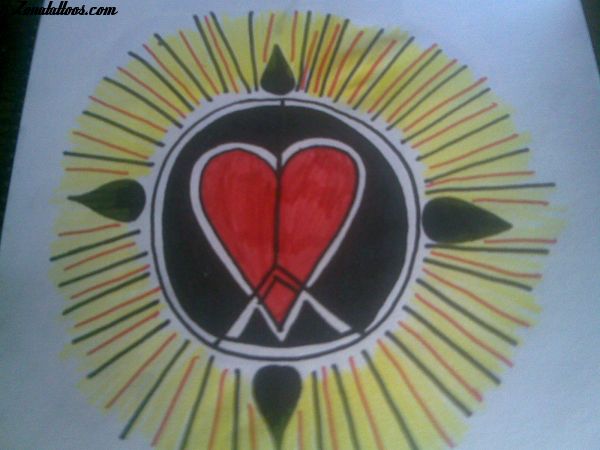 Tattoo flash photo Symbols, Hearts